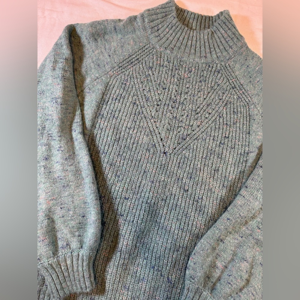 LC Lauren Conrad Teal Turtleneck Sweater - Picture 2 of 8